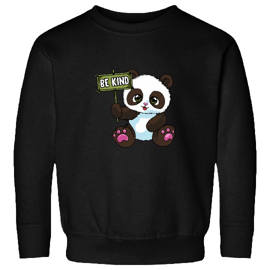 Panda Pet Be Kind Panda Cute Student Choose Kindness antis Bullying Sweatshirts