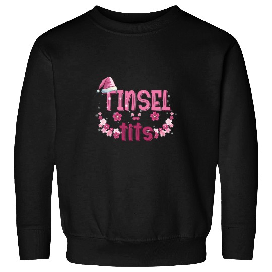Jingle Balls Tinsel Tits Matching Christmas Couples Sweatshirts