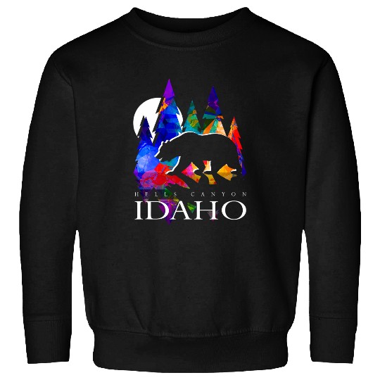 Bear Pet Idaho Hells Canyon Wilderness with Bear Idaho Sweatshirts