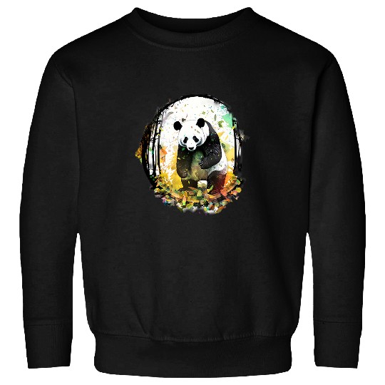 Panda Pet Kawaii Panda Power Mighty Bamboo Eater Sweatshirts