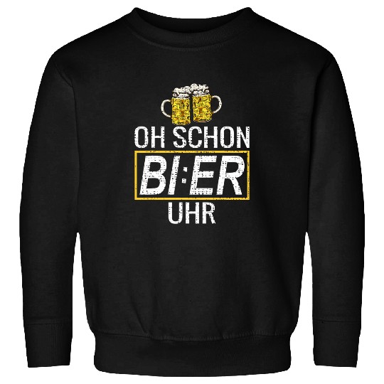 Beer Fun Beer Clock Brewery Brew Beer Garden Brewers Beer Mug Sweatshirts