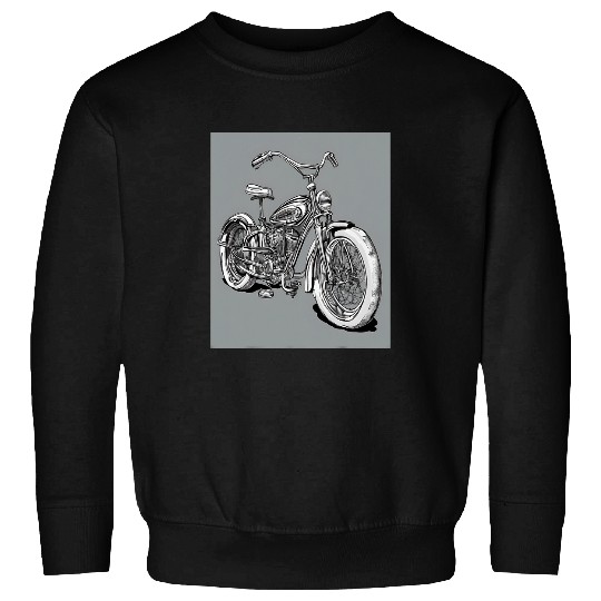 Lowrider Bike Stylish Sketch Sweatshirts