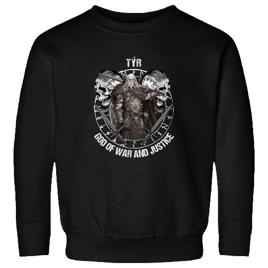 Tyr Gods Of wars And Justice Viking Nordic Norse Mythology Sweatshirts
