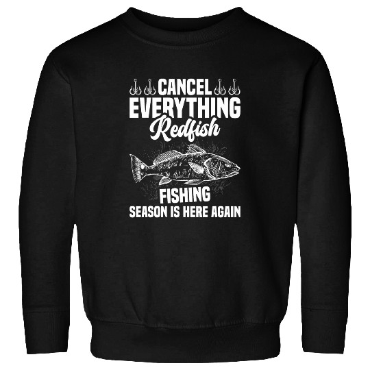 Redfish Fishing Gear Fishing Rod Fishing Lure Fisherman Sweatshirts