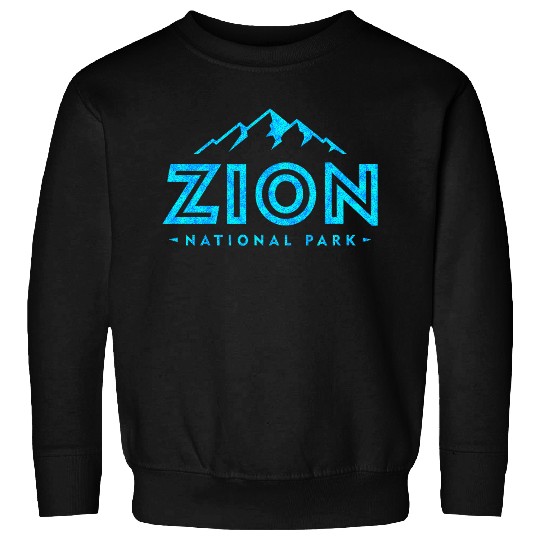 Retro Zion National Park Utah Mountain Women Men Souvenir Sweatshirts