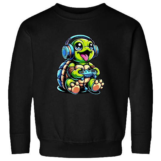 Turtle Pet Gamer Gaming Turtles Video Game Sweatshirts