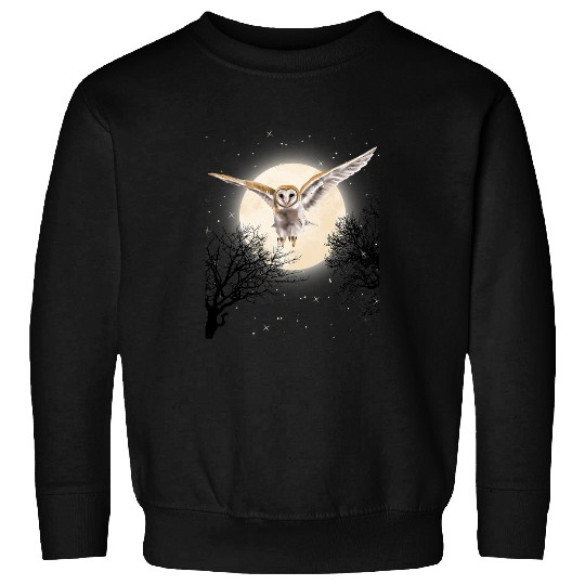 Owl Pet Barn Owl For Owl Lovers Nature Lovers Bird Enthusiats Falcon Sweatshirts