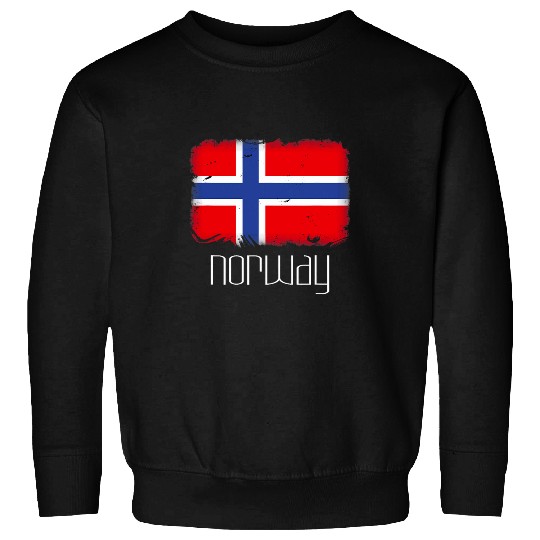 NORWAY Fans Fishing Tour to Norway with flag Sweatshirts