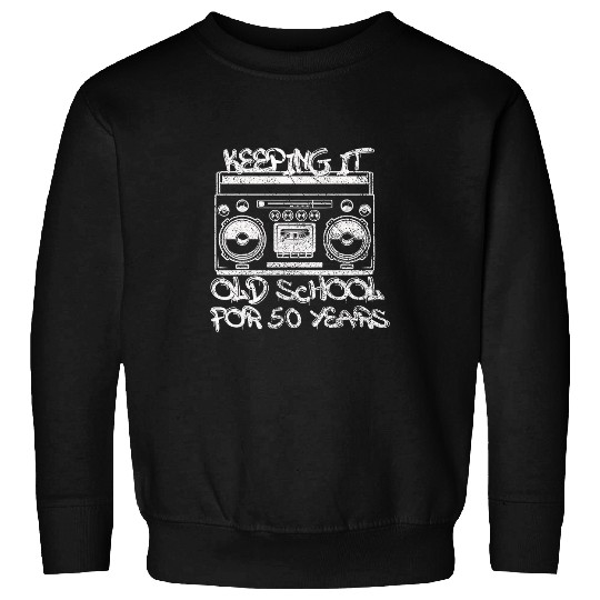 Keeping It Old School vintages Boombox Graffiti Hip hop Sweatshirts