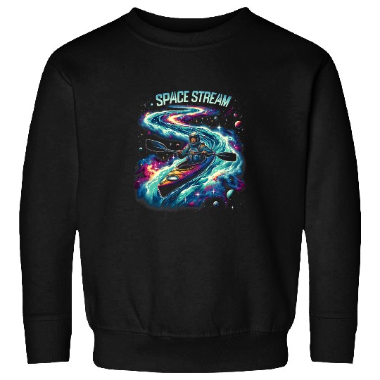 Kayak Space Stream Funny Graphic Tees Sweatshirts