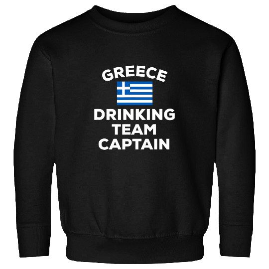 Beer Fun Greece Greek Drinking Team Captain Matching Group Beer Flag Sweatshirts