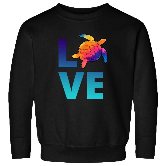 Turtle Pet Love Turtle Marine Life Ocean Animals Kids Sea Turtle Sweatshirts