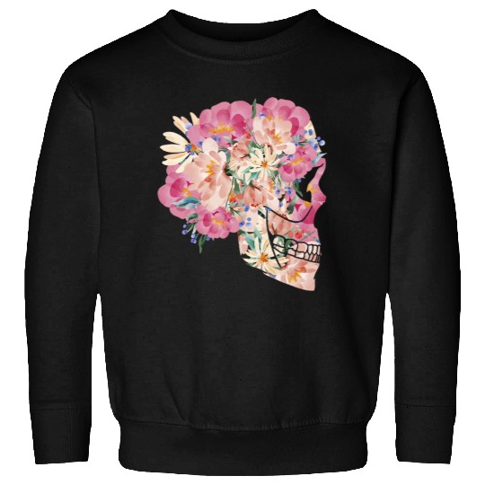 Skeletons Rose Skull Roses vintages Tattoo Style Sweatshirts