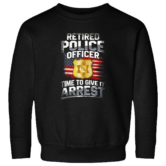 Sheriff Police Officer Swat Officer Law Enforcement Retired Sweatshirts