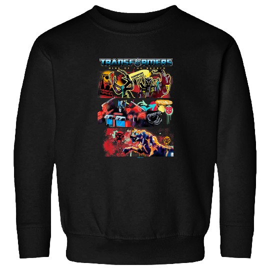 Kids Transformers Rise of the Beasts Epic Graffiti Battle Panels Sweatshirts