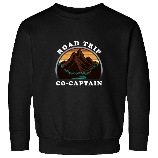 Road Trip Co Captain Family Vacation Travel Family Matching Sweatshirts