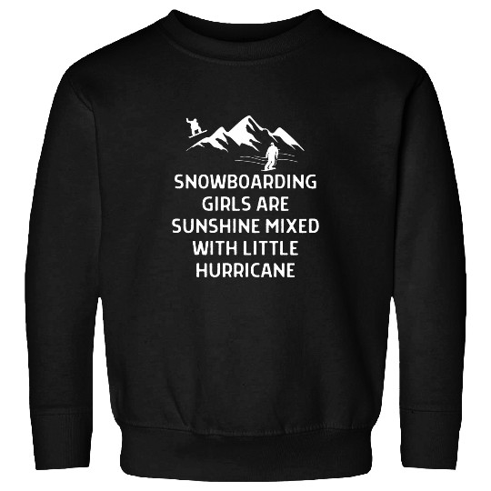 Snowboard Girls Sunshine Mixed Little Hurricane Women Men Sweatshirts