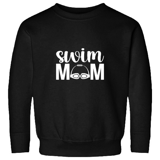 Swim Mom Of A Swimmer Mama Swimming Mom Swim Mother Sweatshirts