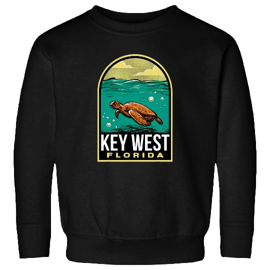 Turtle Pet Key West Sea Turtle Sweatshirts