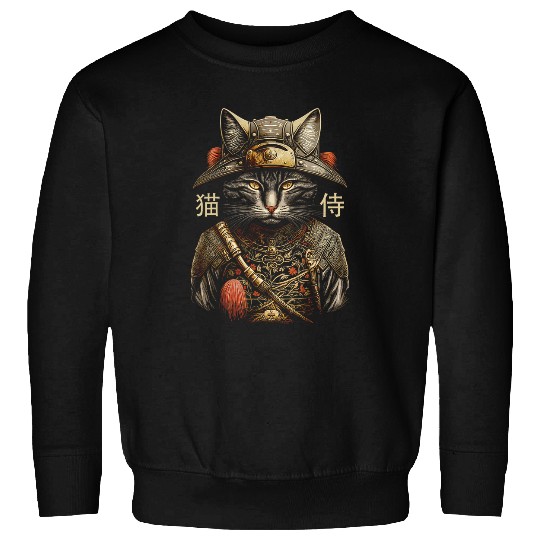 Japanese Samurai Cat Tattoo Kawaii Ninja Cat 25 Sweatshirts