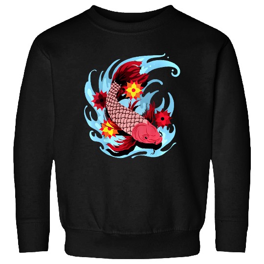 Koi Fish Cool Japanese Tattoo Sweatshirts