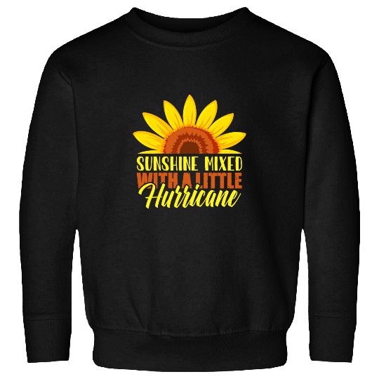 Sunshine mixed with a little Hurricane September born 1 Sweatshirts