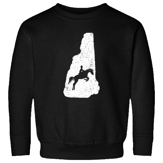 New Hampshire State Equestrian Design Sweatshirts