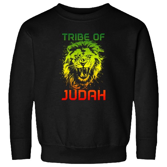 Lion Pet Of Judah Tribe Hebrew Israelite Reggae African YHWH Sweatshirts
