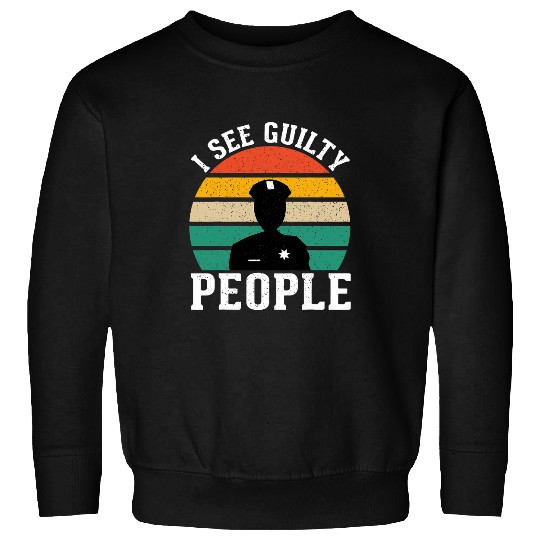 See Guilty People Correctional Officer Sweatshirts