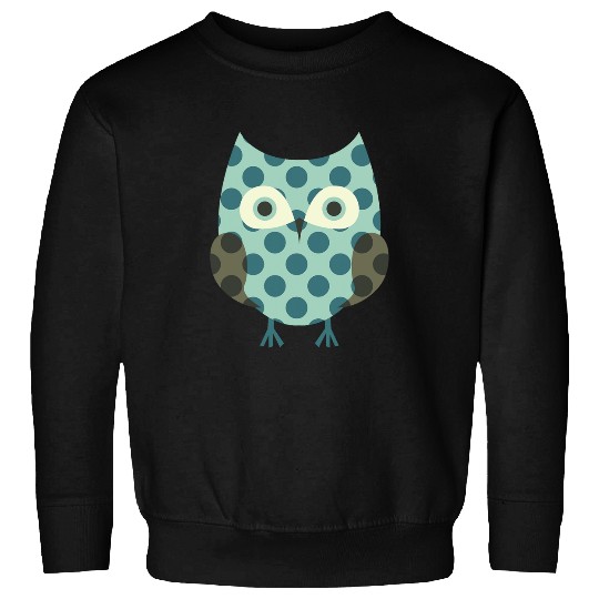 Owl Pet Dot Day Dotted Owl Colorful Make Mark Men Women Kids Teacher Sweatshirts