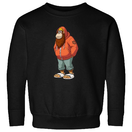 Street Art Orangutan Urban Rap Street Monkey 1 Sweatshirts