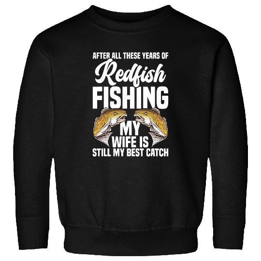 Redfish Fisherman Gear Rod and Reel Combo Redfish Fishing Sweatshirts