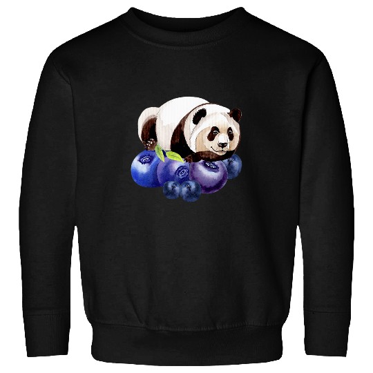 Panda Pet berry supercute fruit kawaii character blueberry panda Sweatshirts