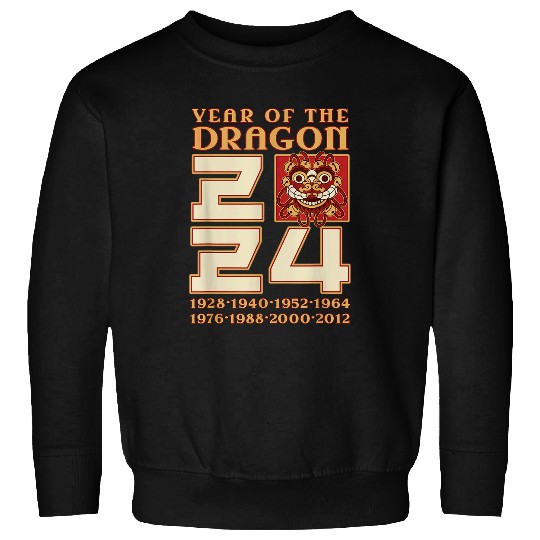 Dragon Pet Happy Chinese New Year Year Of The Dragon Zodiac Sign 3 Sweatshirts