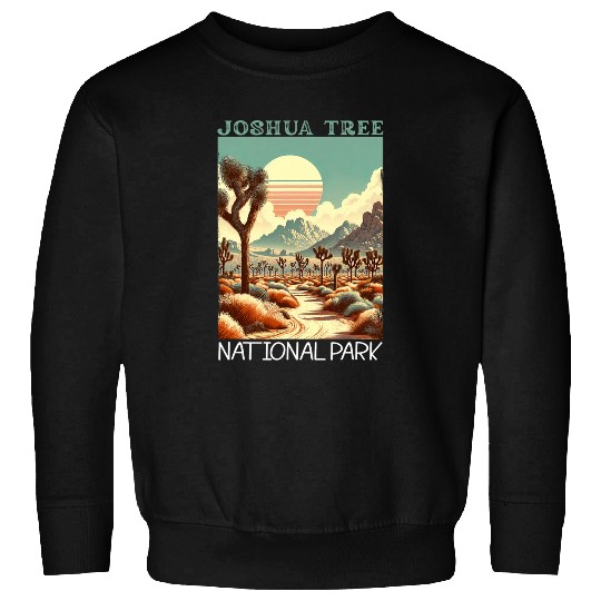 Joshua Tree National Park vintages Hiking Camping Vacation Sweatshirts