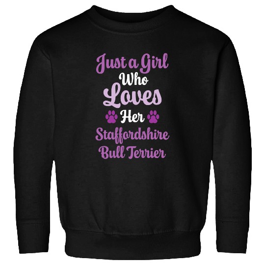 Dog Staffordshire Bull Terrier Gift for Women Stafford Terrier Sweatshirts