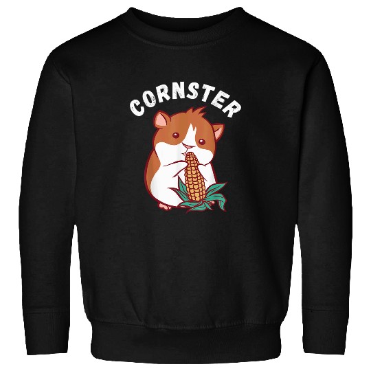 Hamster Pet Maize Crop Corn Lover Vegetable Hamster Guinea Pig Corn Sweatshirts