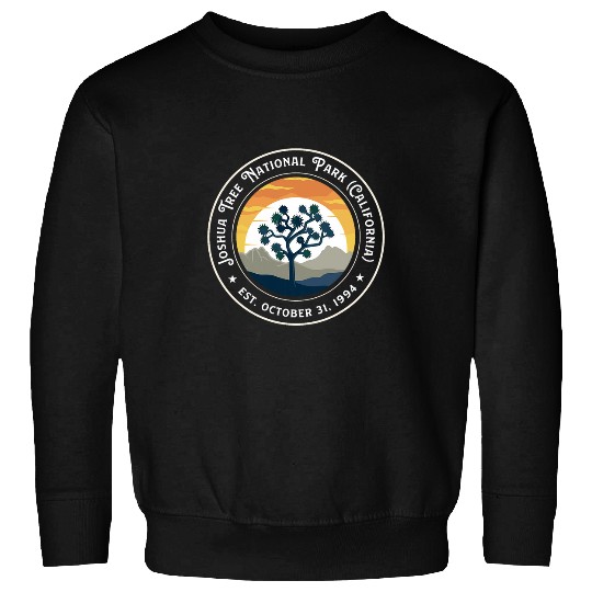 Joshua Tree National Park Camping Mountain Hiking Club Sweatshirts