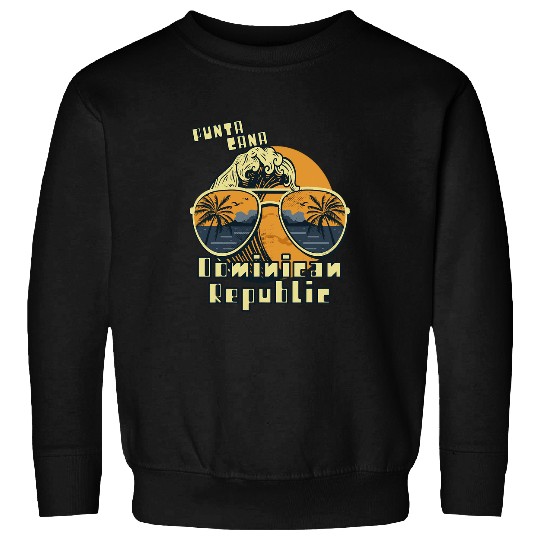 Sunglasses Dominican Republic Punta Cana Surfing Vacation Sweatshirts