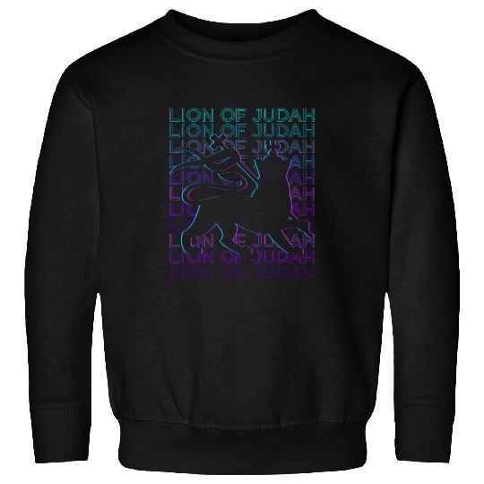 Lion Pet Of Judah Jewish Jew Hebrew Israelite Israel Retro Sweatshirts