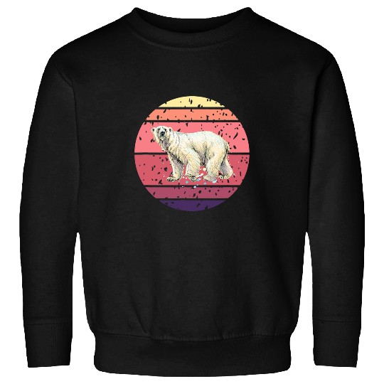 Bear Pet Polar bear north pole polar bear environmental protection 3 Sweatshirts