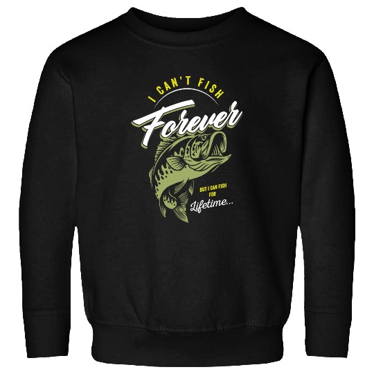 Fishing Angler and fishermen for Fish for life Fisher Sweatshirts