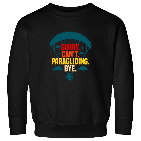 Paragliding Parachute Paragliders Paramotor Skydiving Sweatshirts