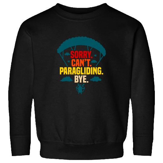 Paragliding Parachute Paragliders Paramotor Skydiving Sweatshirts