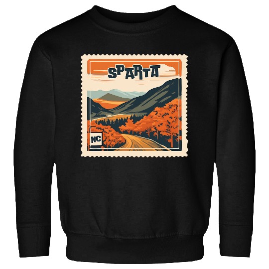 Sparta NC Mountain Sparta NC Travel Hiking Vacation Sweatshirts