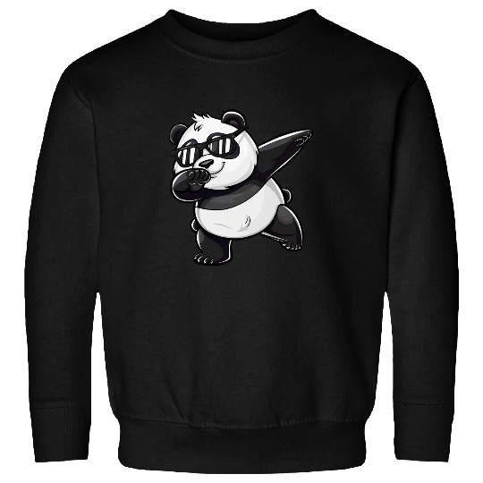 Panda Pet Dab Dance Zookeeper Animal Gifts for Men Kids Sweatshirts