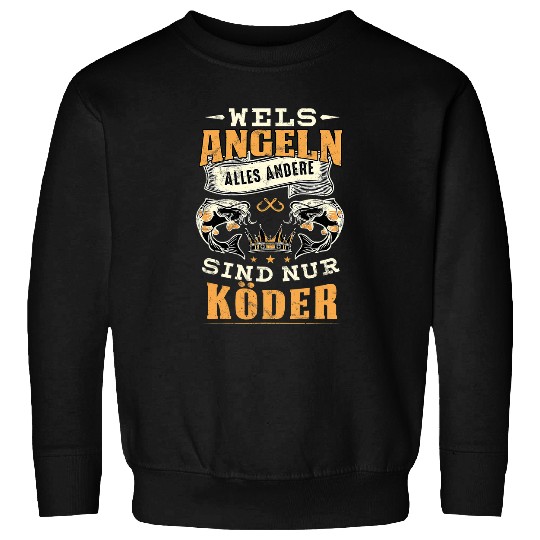 Fishing Catfish Fishing Catfish Bait Funny Fisher Sweatshirts