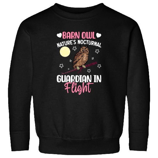 Owl Pet BarnOwl Natures Nocturnal Guardian in Flight Zoologist Sweatshirts