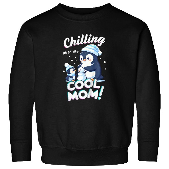 Penguin Pet Mommy Me Winter Hugs Happy Mother s Day Sweatshirts