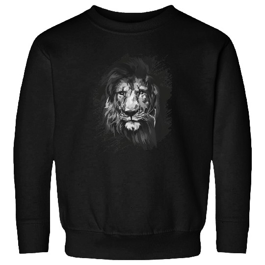 Lion Pet Be the Lion King of The Jungle Majestic Lion Art Sweatshirts